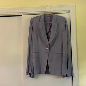 Free People Periwinkle blazer size M bell sleeves